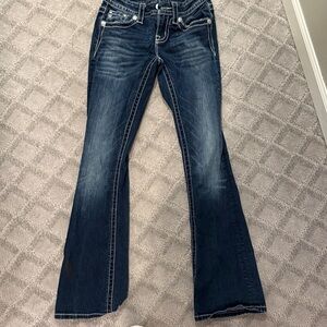 Miss Me Dark Indigo Flare Jeans